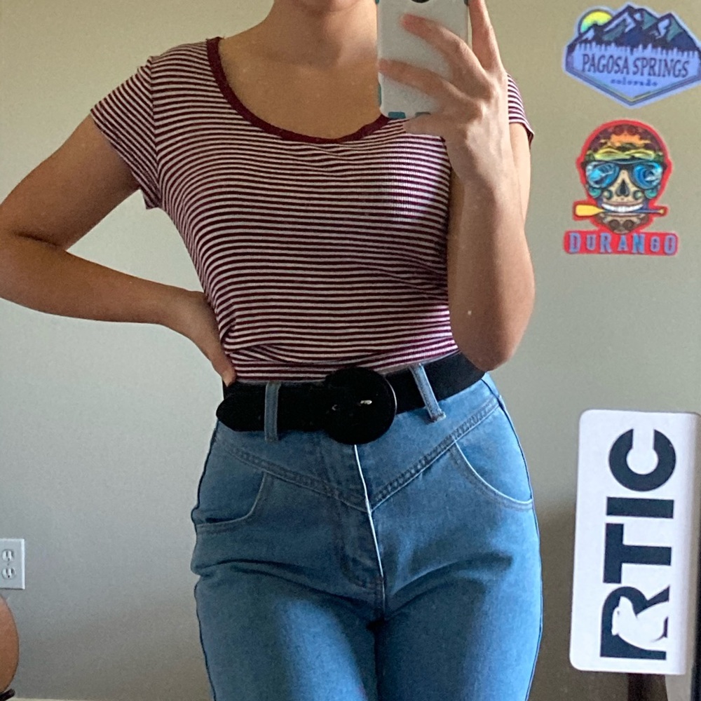 Stripped crop top